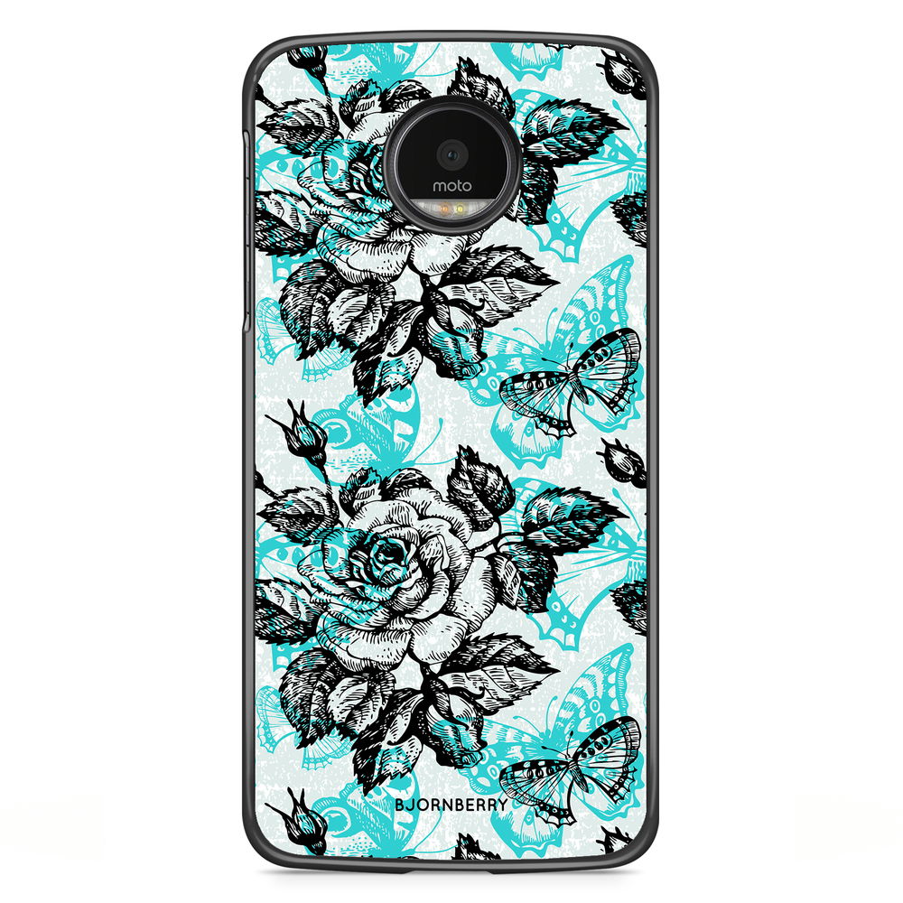 Motorola Moto G5S Plus Case - Roses & Butterflies