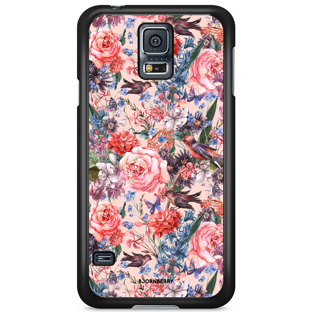 Samsung Galaxy S5/S5 NEO Case - Birds & Flowers