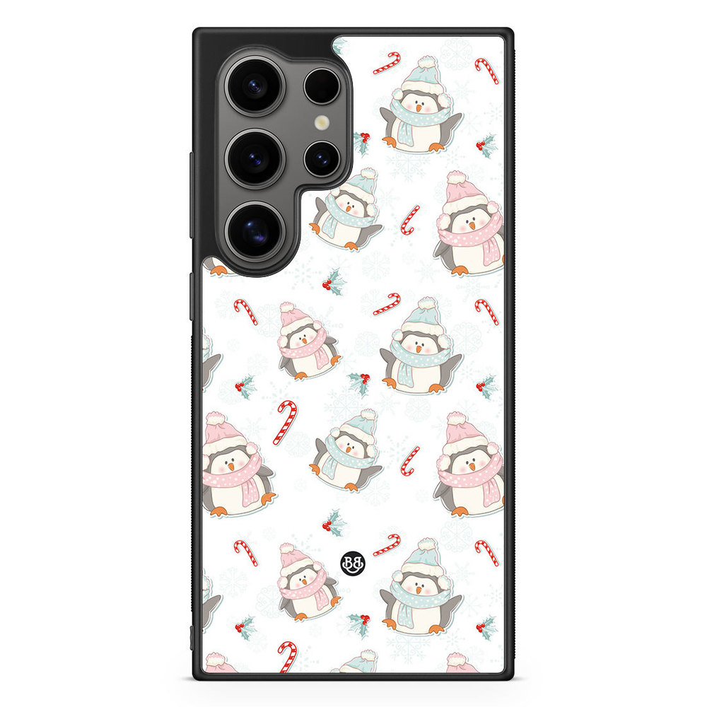 Samsung Galaxy S24 Ultra Case - Christmas Penguins