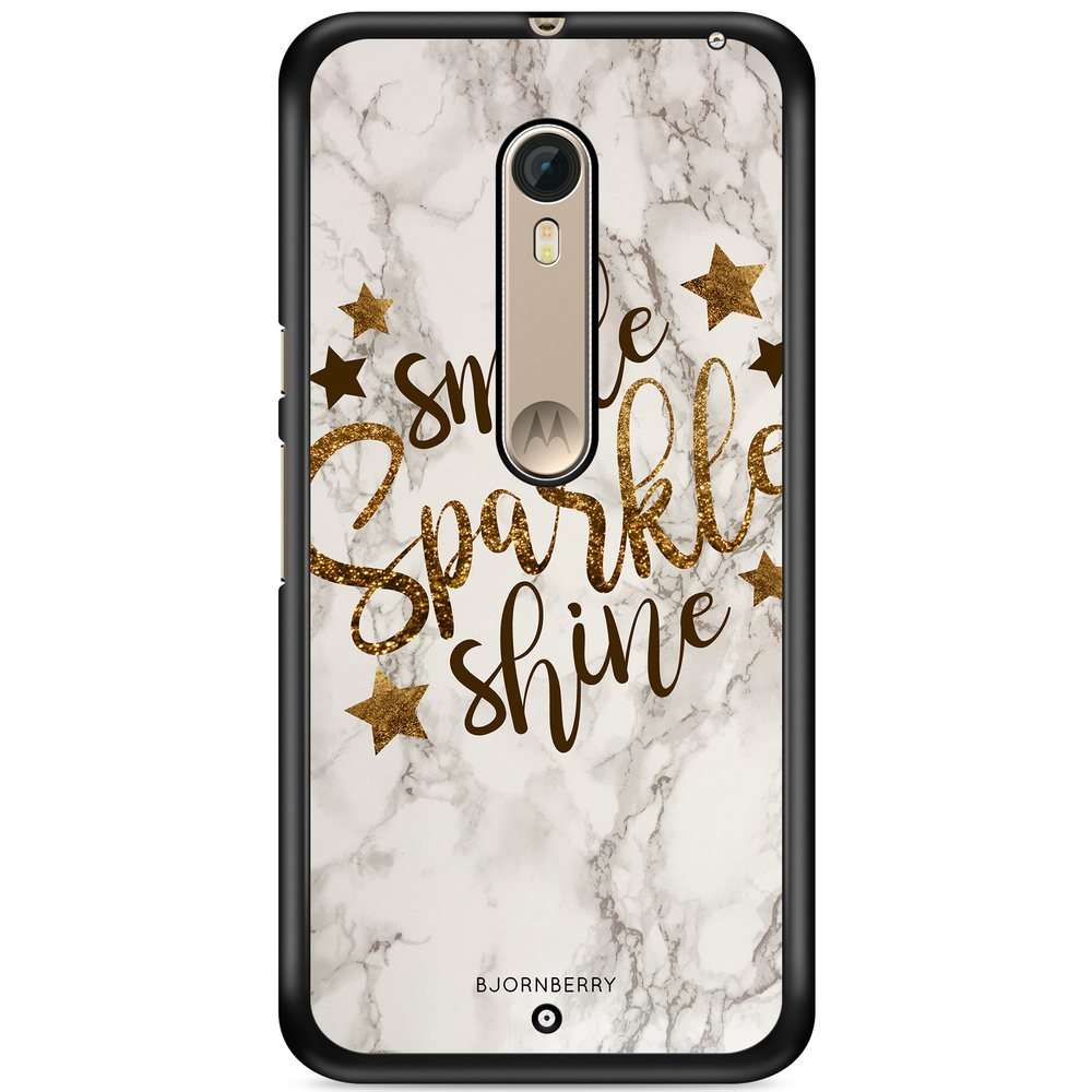 Moto X Style Case - Smile,Sparkle,Shine