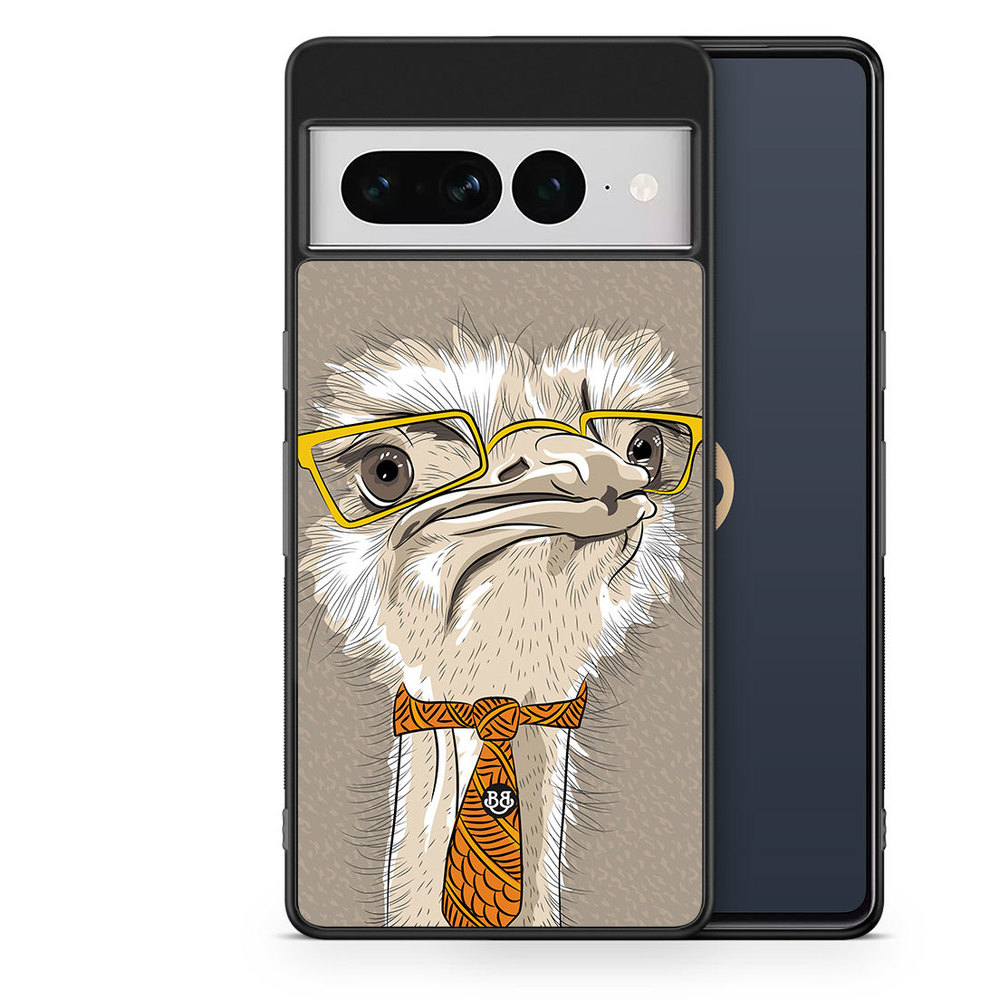 Google Pixel 7 Pro Case - Hipster Ostrich