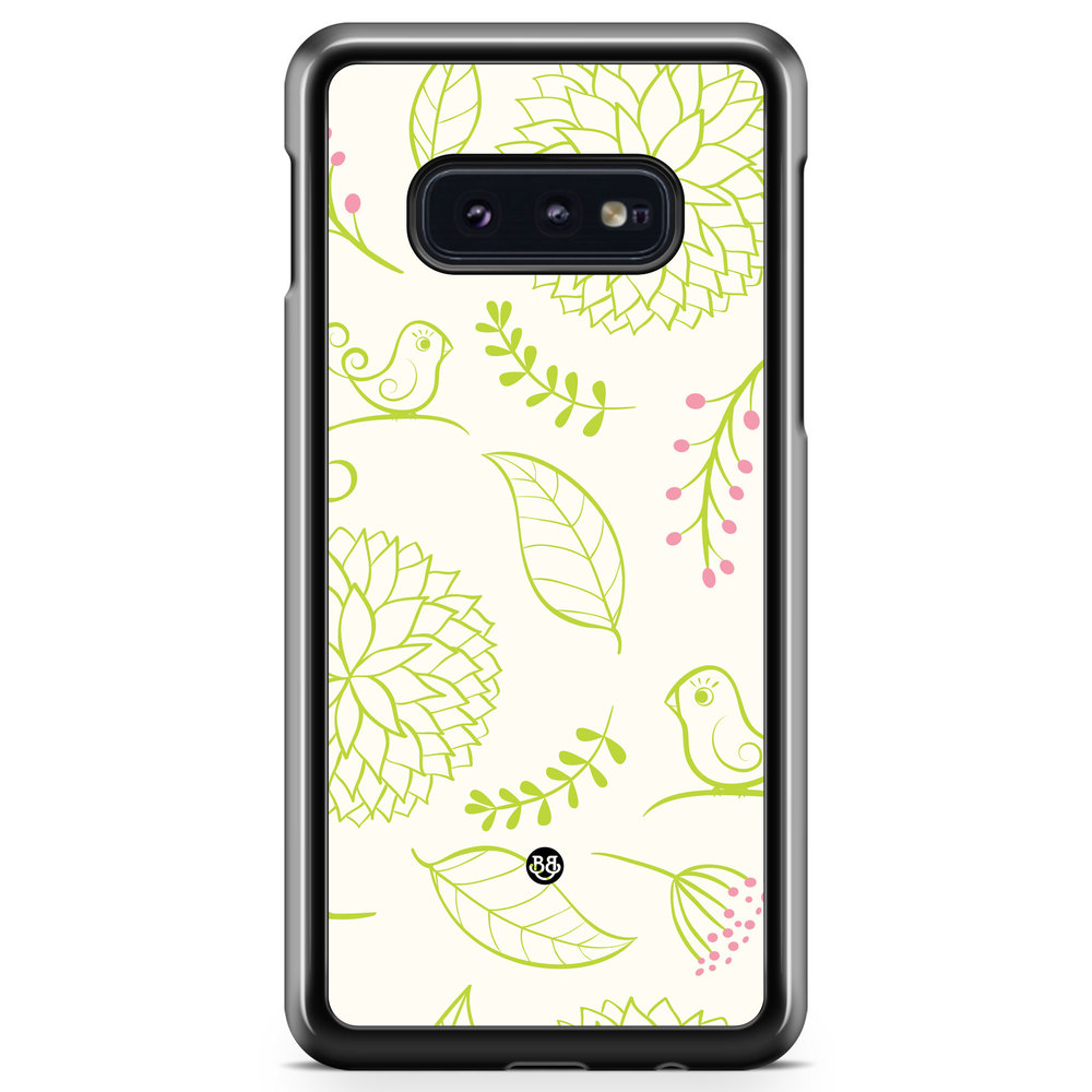 Samsung Galaxy S10e Case - Green Floral