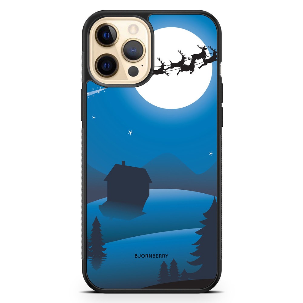 iPhone 12 Pro Max Case - Festive Sleigh