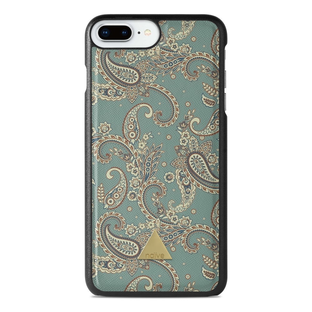 Naive iPhone 7 Plus Case - Paisley Green