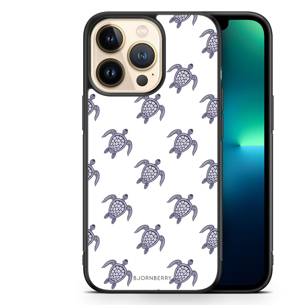 iPhone 13 Pro Case - Blue Turtles