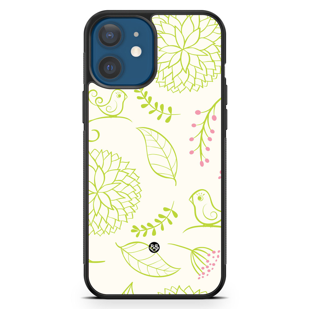 iPhone 12 Mini Case - Green Floral