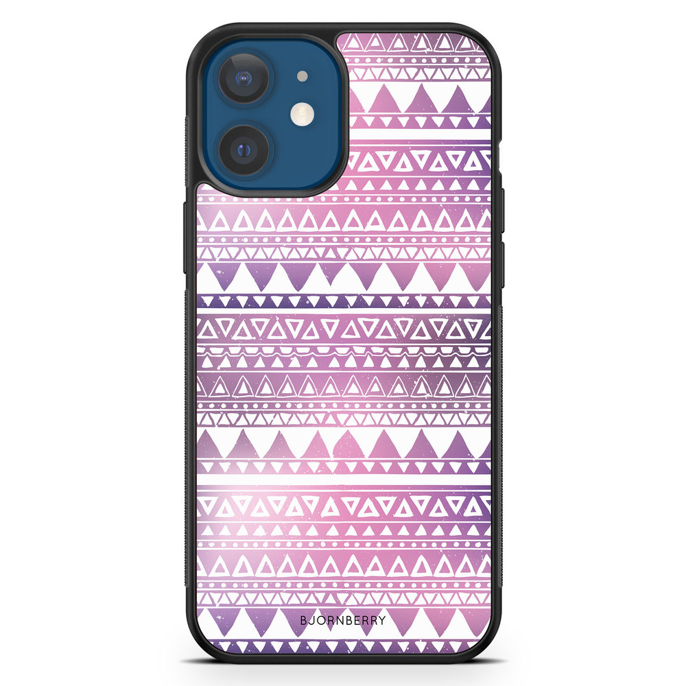iPhone 12 Mini Case - Purple Aztec