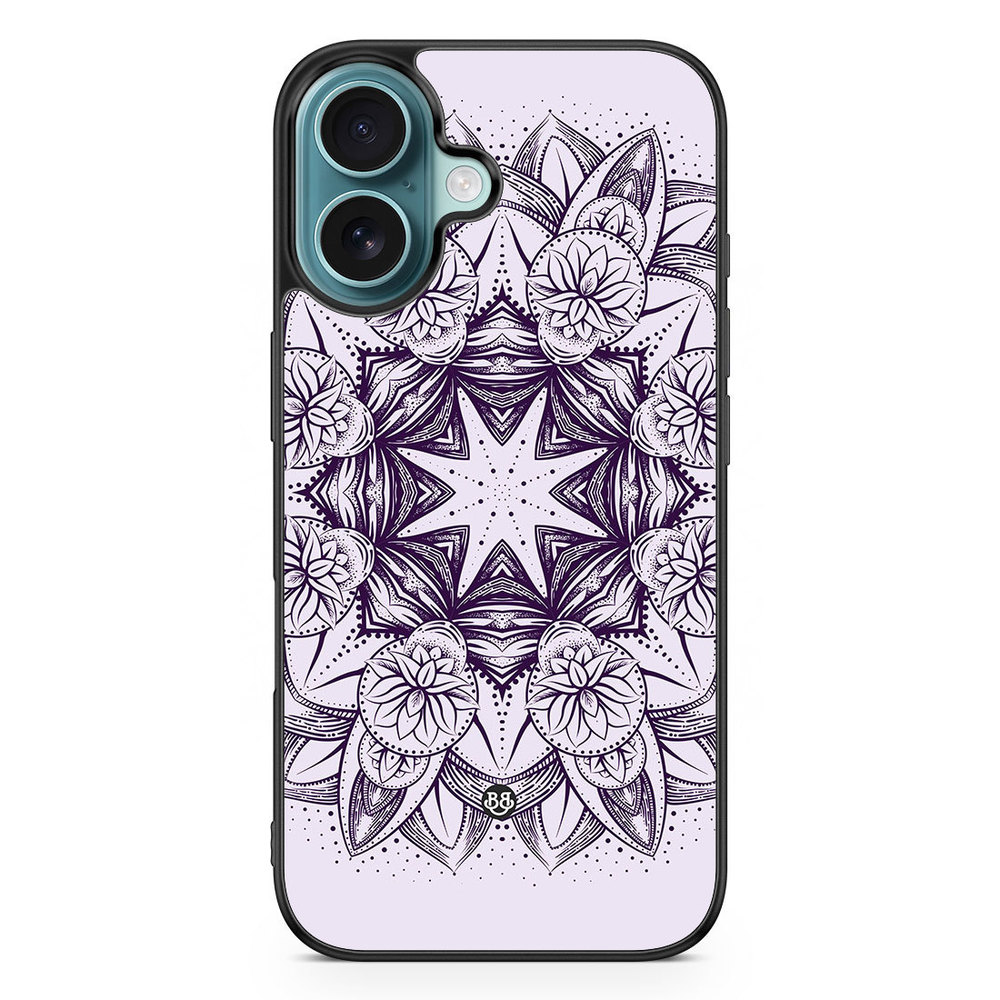 iPhone 16 Case - Purple Mandala