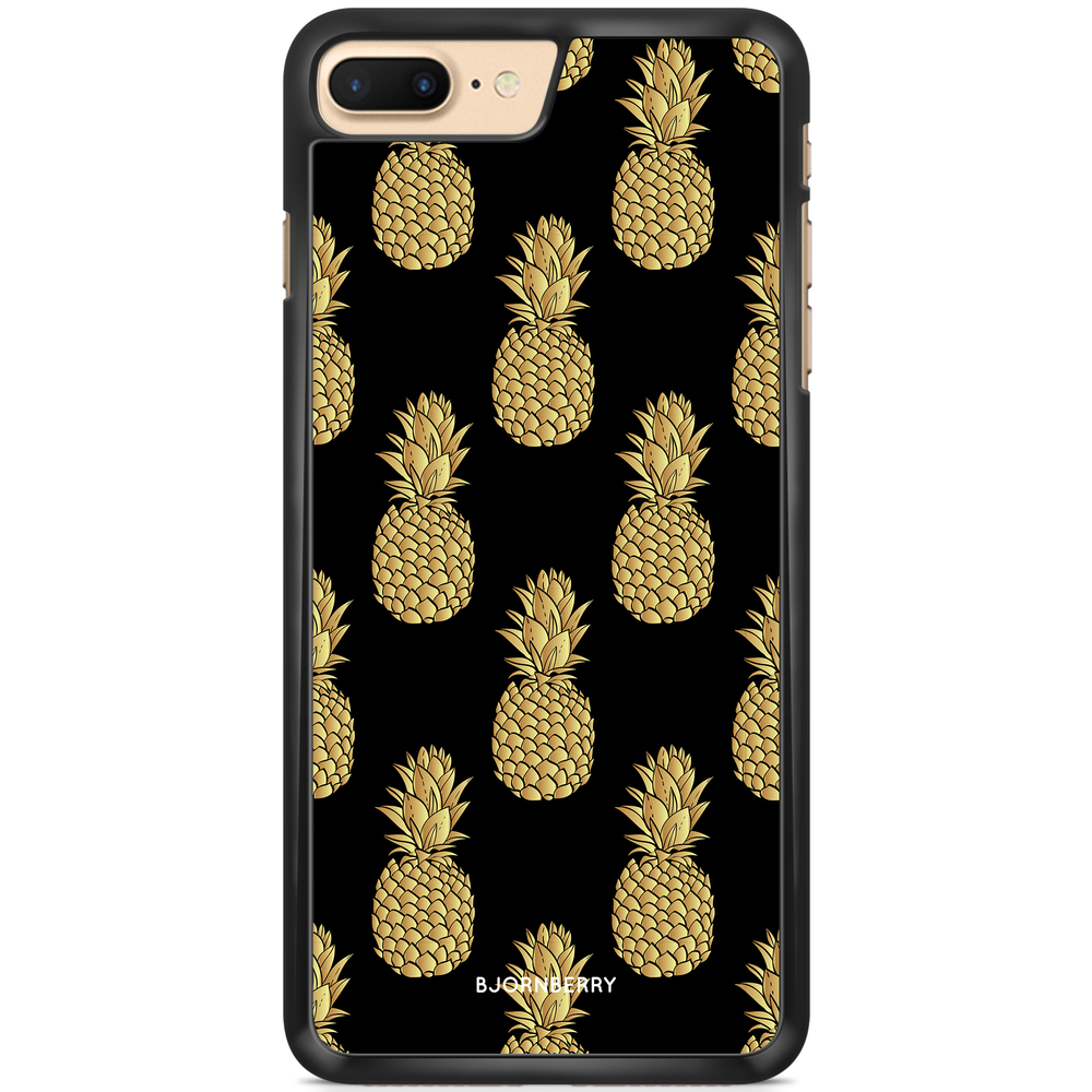 iPhone 7 Plus Case - Gold Pineapples