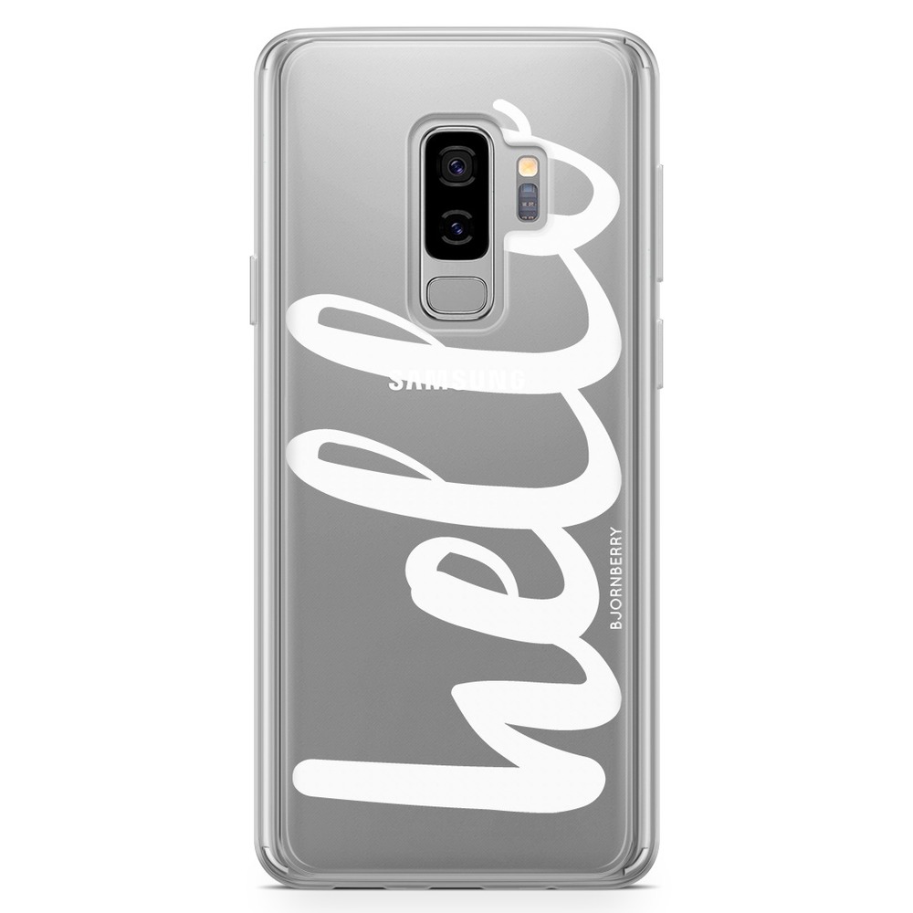 Samsung Galaxy S9 Plus Fashion Case - Hello White