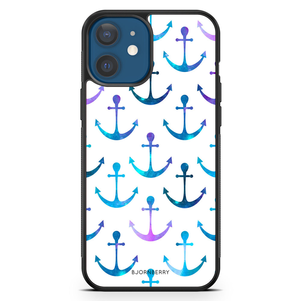 iPhone 12 Mini Case - Anchor Pattern