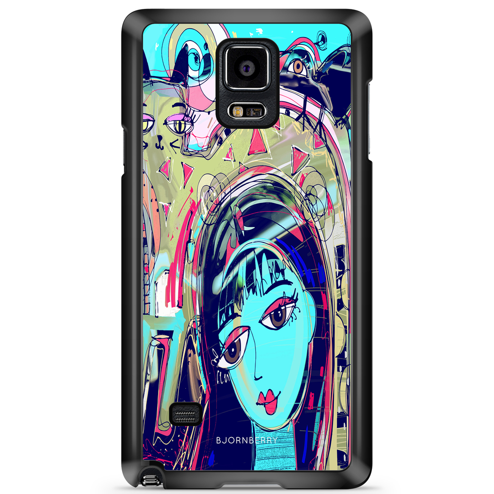Samsung Galaxy Note 4 Case - Abstract Cat