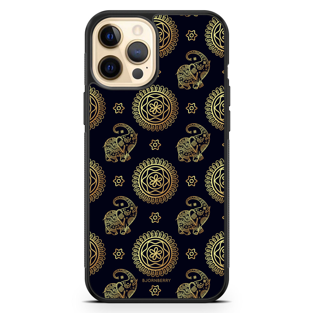 iPhone 12 Pro Max Case - Elephant Gold
