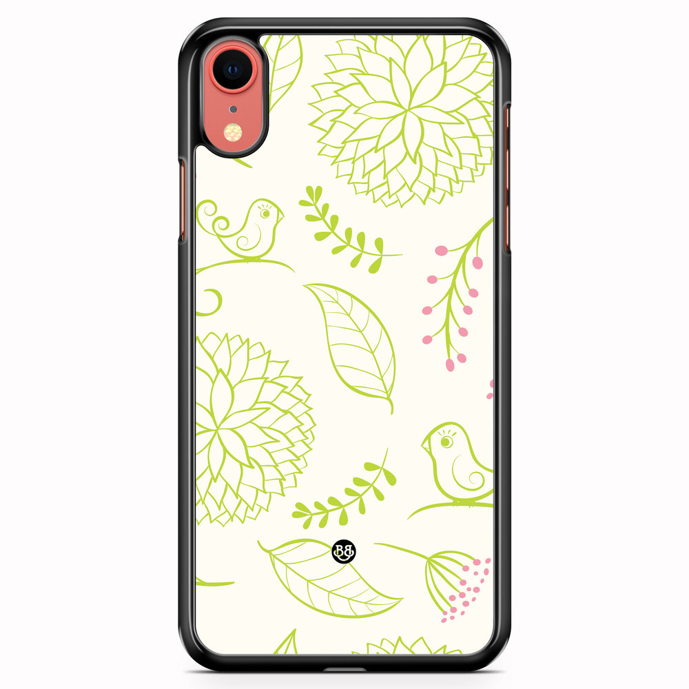 iPhone XR Case - Green Floral
