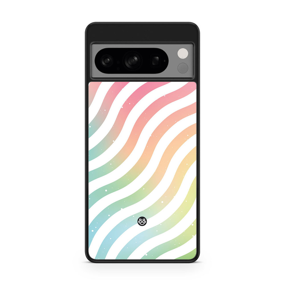 Google Pixel 8 Pro Case - Wavy Rainbow
