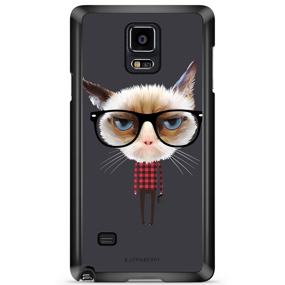 Samsung Galaxy Note 4 Case - Hipster Cat
