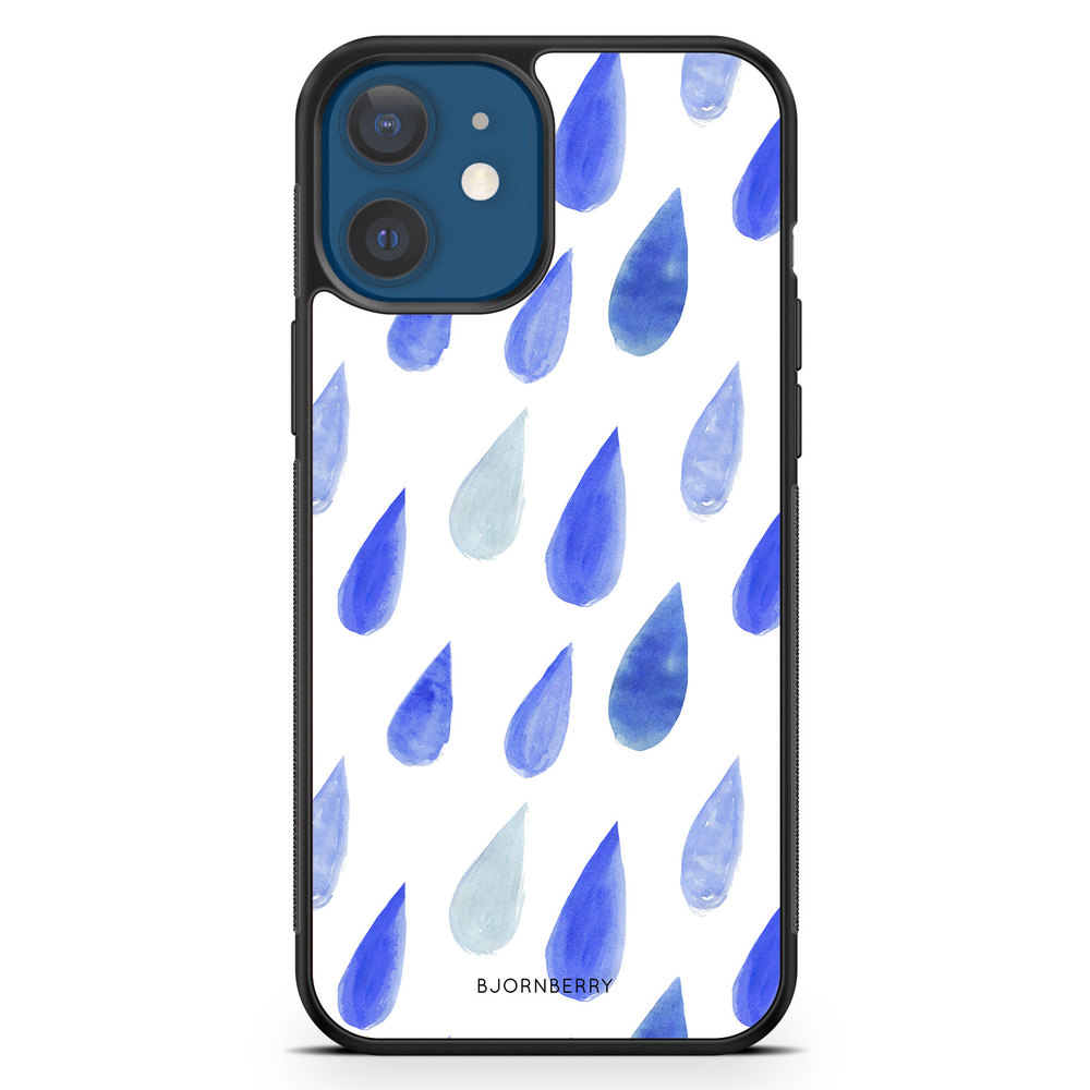 iPhone 12 Mini Case - Watercolor Rain