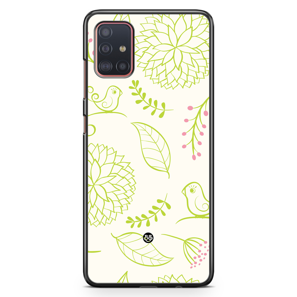 Samsung Galaxy A51 Case - Green Floral