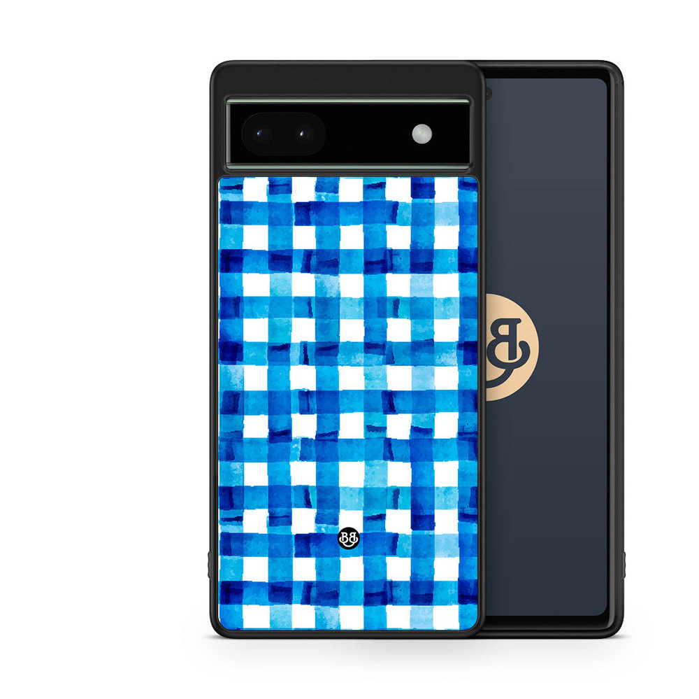 Google Pixel 6a Case - Blue Stripes