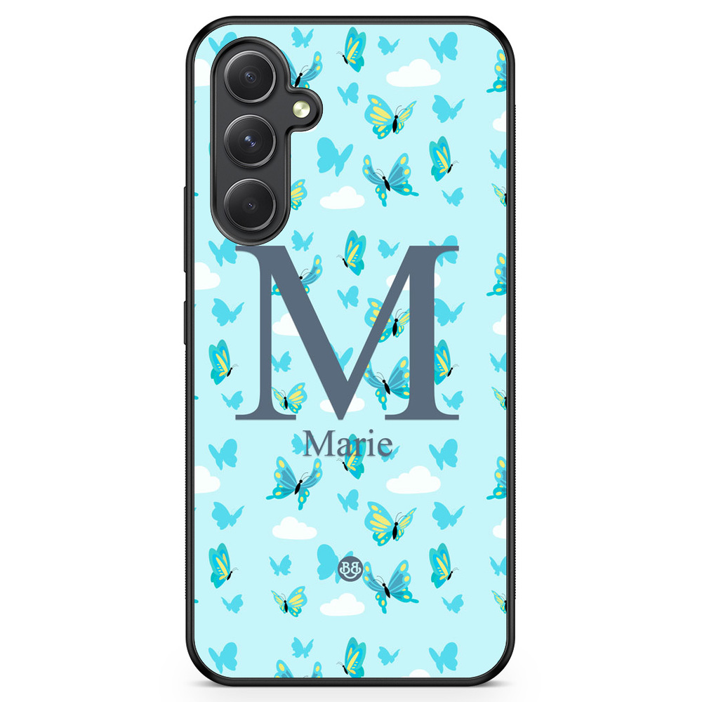 Samsung Galaxy A54 5G Custom Case - AWAKEN - Butterfly Blue