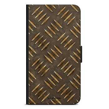 Sony Xperia XZ1 Wallet Case - Steel Pattern