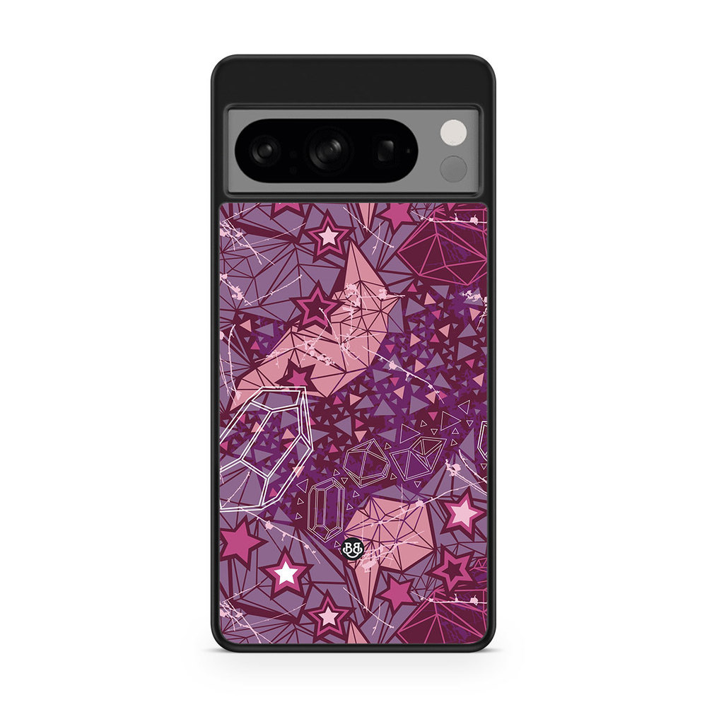 Google Pixel 8 Pro Case - Purple Stars