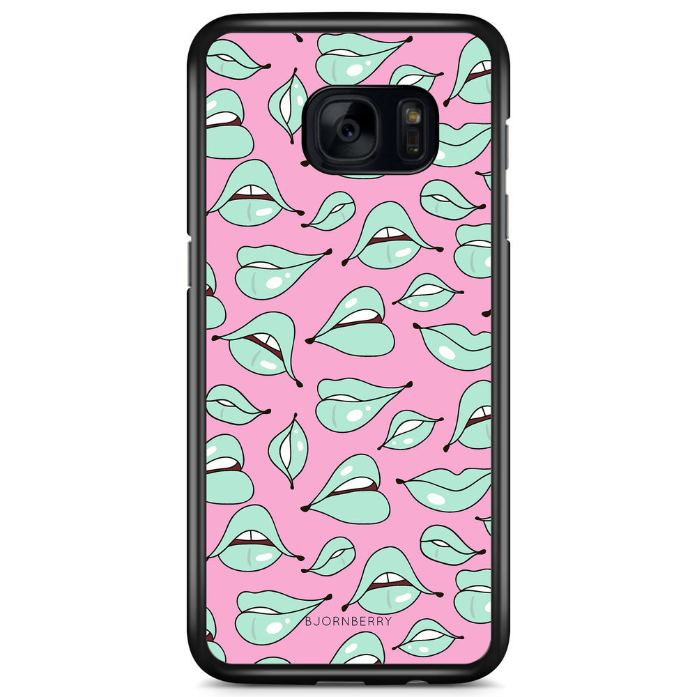 Samsung Galaxy S7 Case - Green Lips