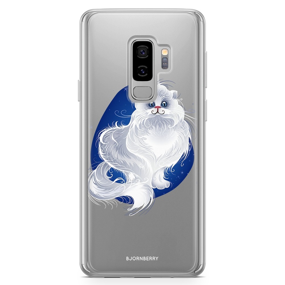 Samsung Galaxy S9 Plus Fashion Case - White Cat