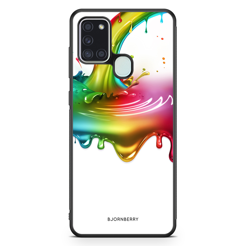Samsung Galaxy A21s Case - Rainbow Splash