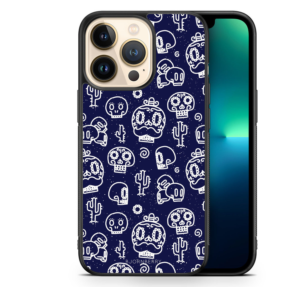 iPhone 13 Pro Case - Oldschool Skulls