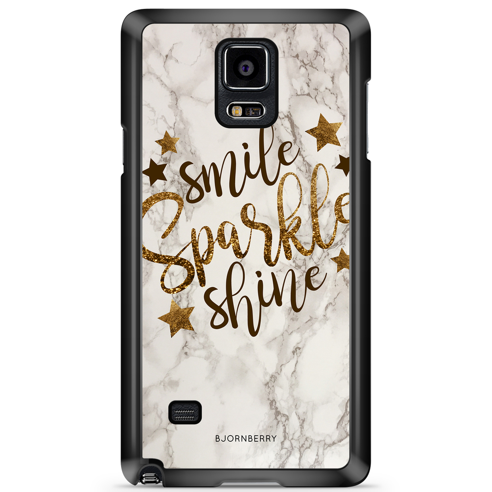 Samsung Galaxy Note 4 Case - Smile,Sparkle,Shine