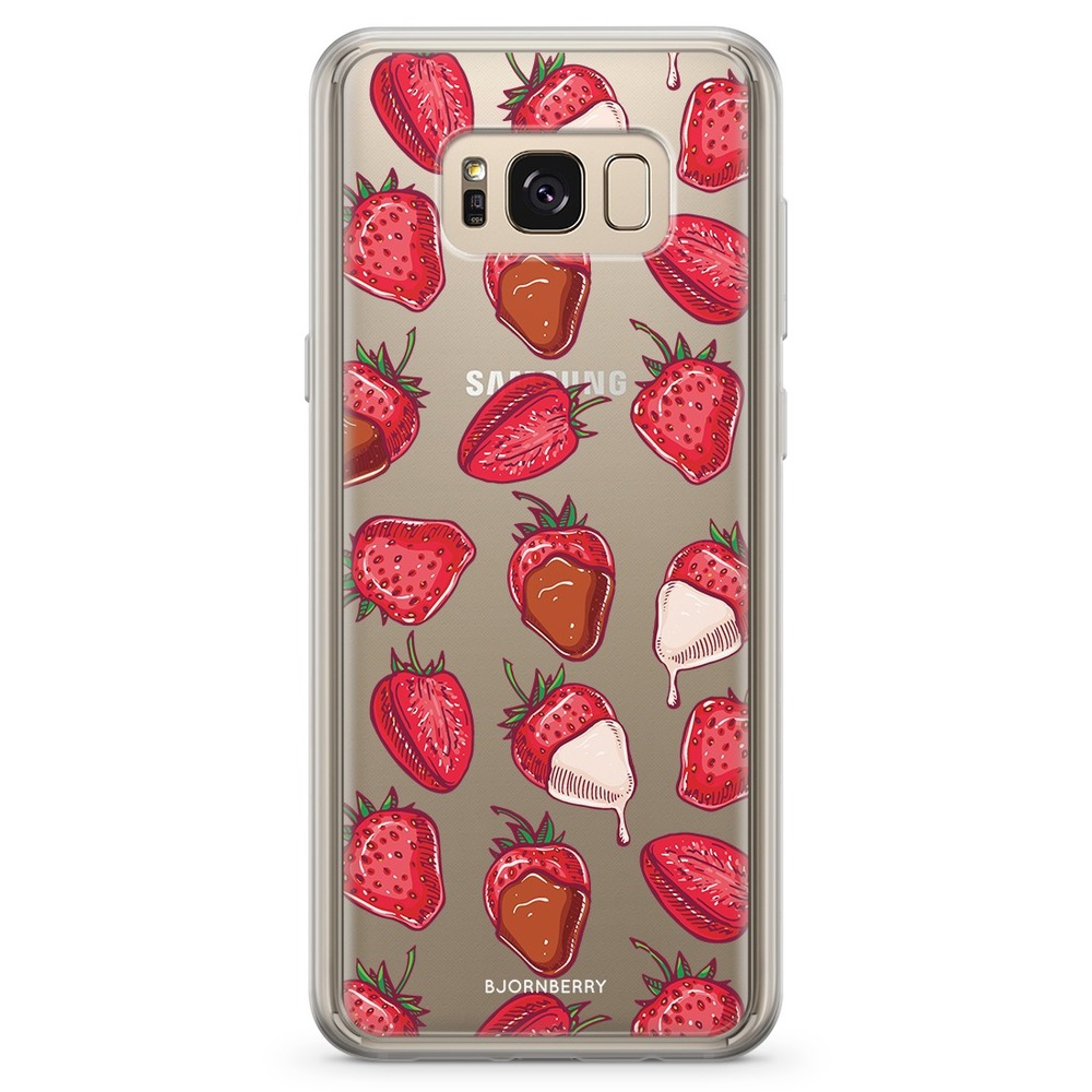 Samsung Galaxy S8 Plus Fashion Skal - Strawberry Chocolate