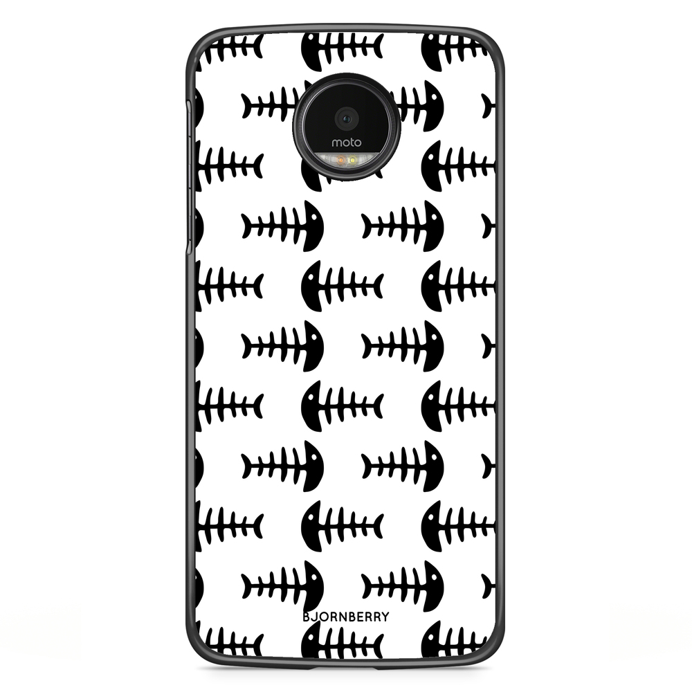 Motorola Moto G5S Plus Case - Fish Skeleton