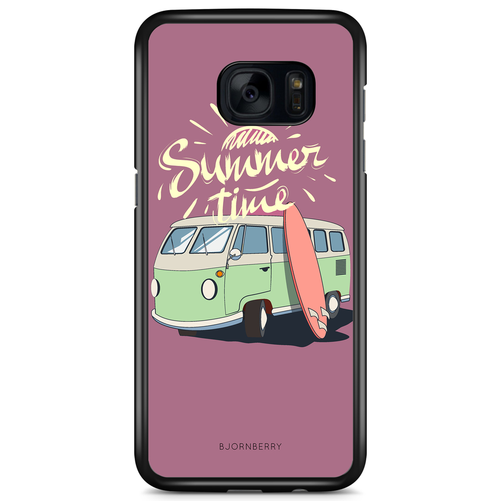 Samsung Galaxy S7 Case - Summer Van (Pink)