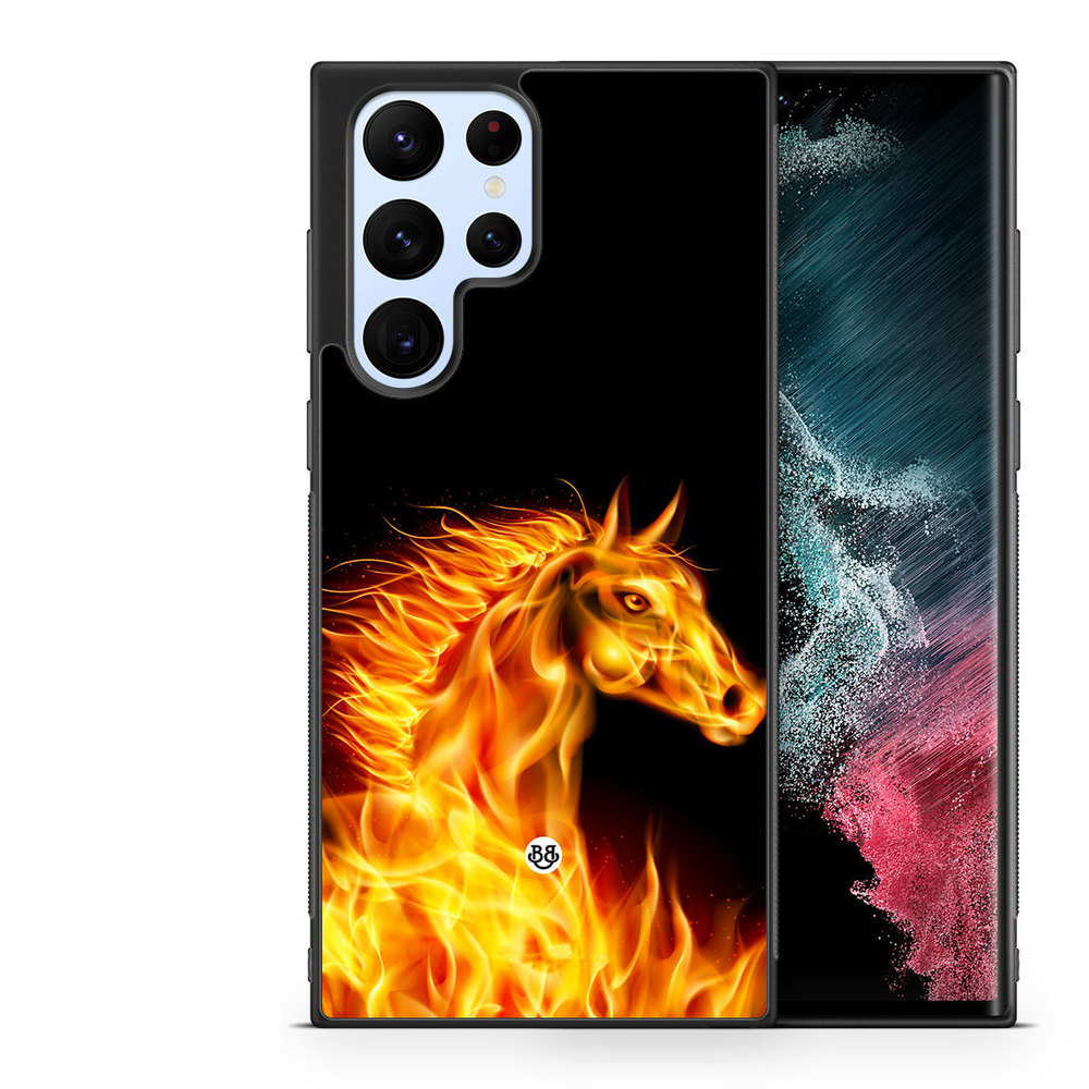 Samsung Galaxy S22 Ultra 5G Skal - Flames Horse