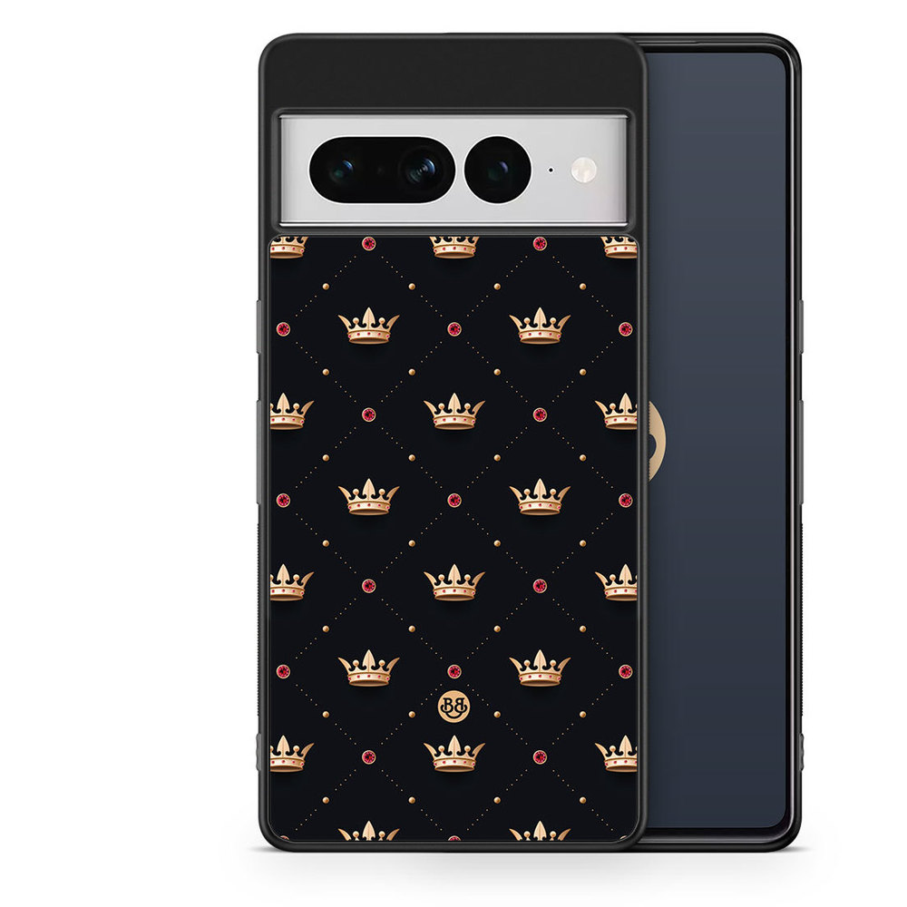 Google Pixel 7 Pro Case - Golden Crowns