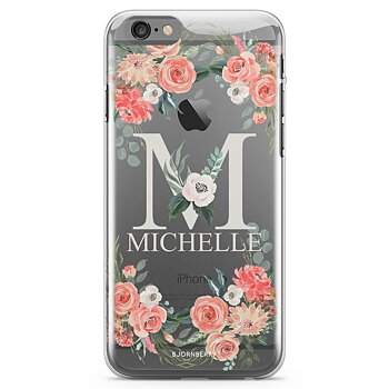 iPhone 6/6s TPU Skal Custom - Monogram Namn
