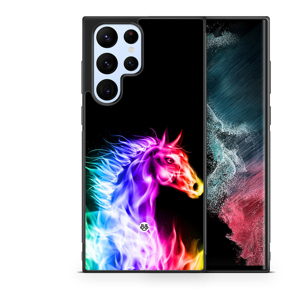 Samsung Galaxy S22 Ultra 5G Case - Flames Horse