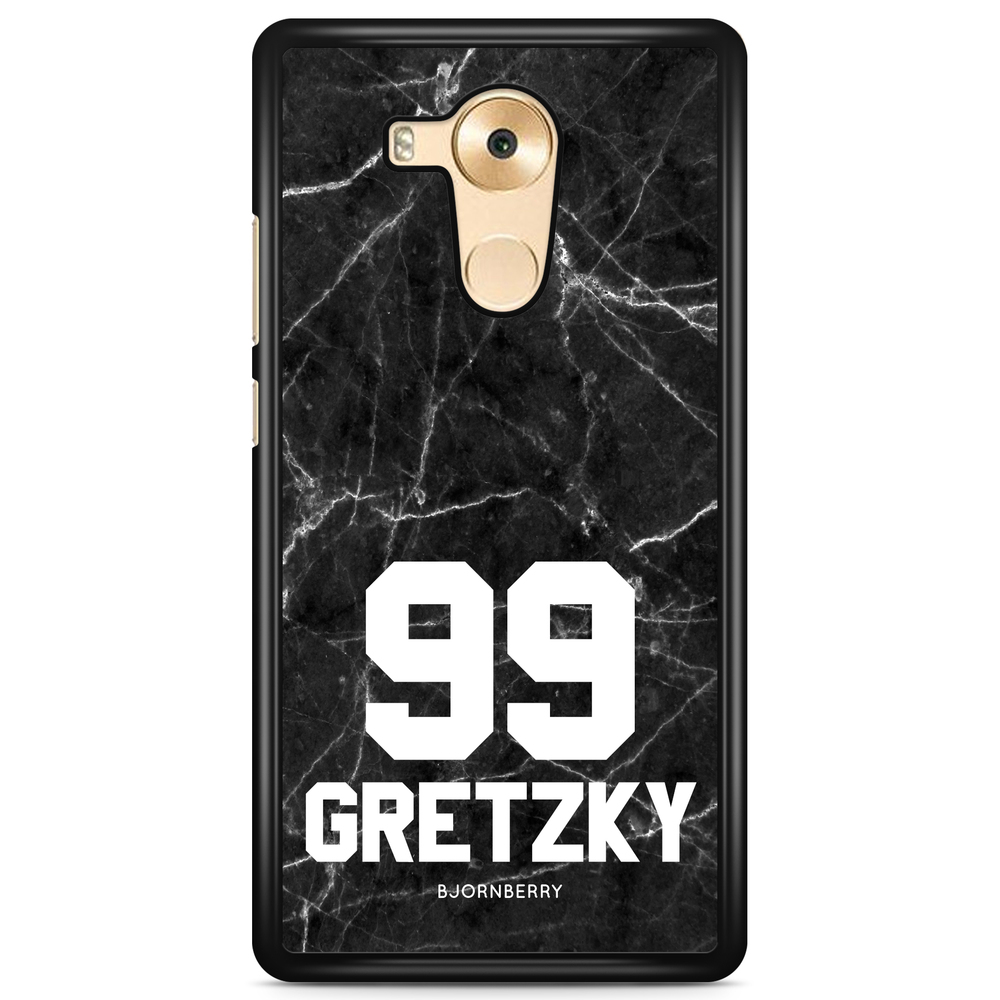 Huawei Mate 9 Case Custom - Black Marble Number