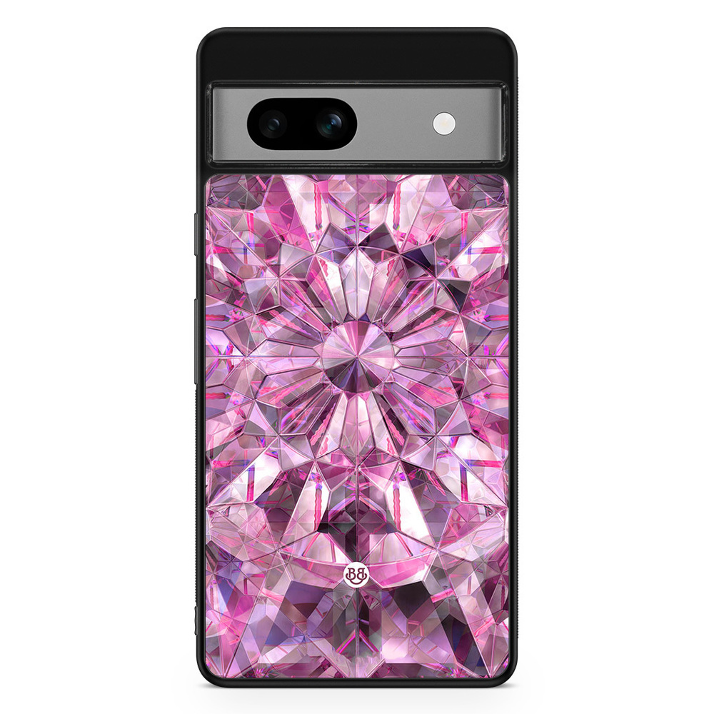 Google Pixel 7a Case - Pink Crystals