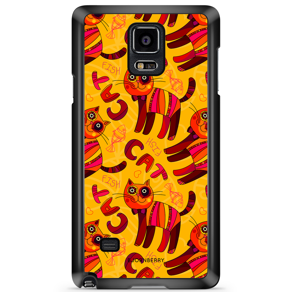 Samsung Galaxy Note 4 Case - Cat & Fish
