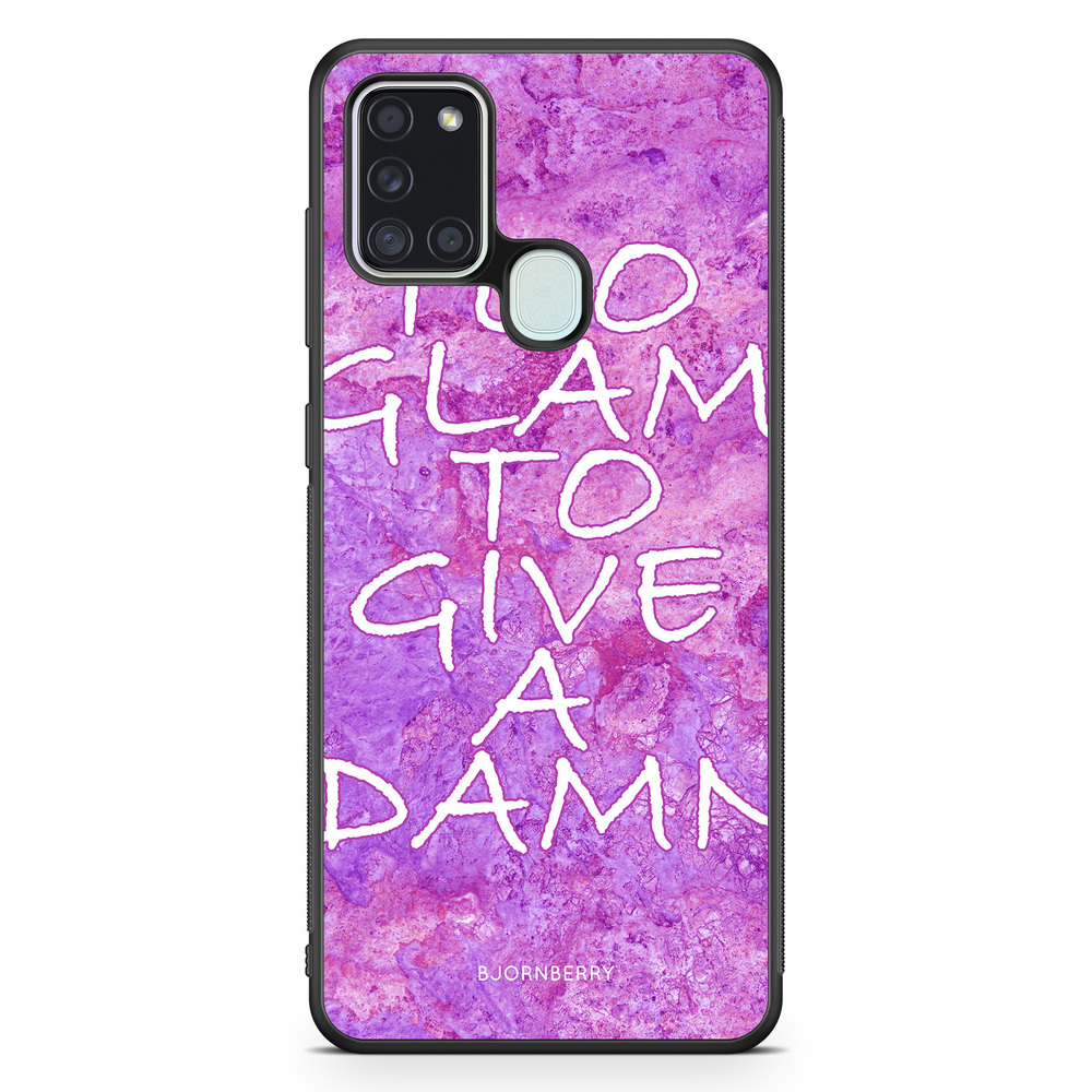 Samsung Galaxy A21s Case - Too glam to give 