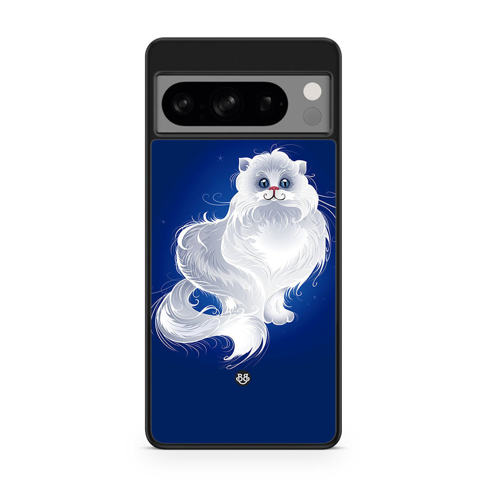Google Pixel 8 Pro Case - White Cat