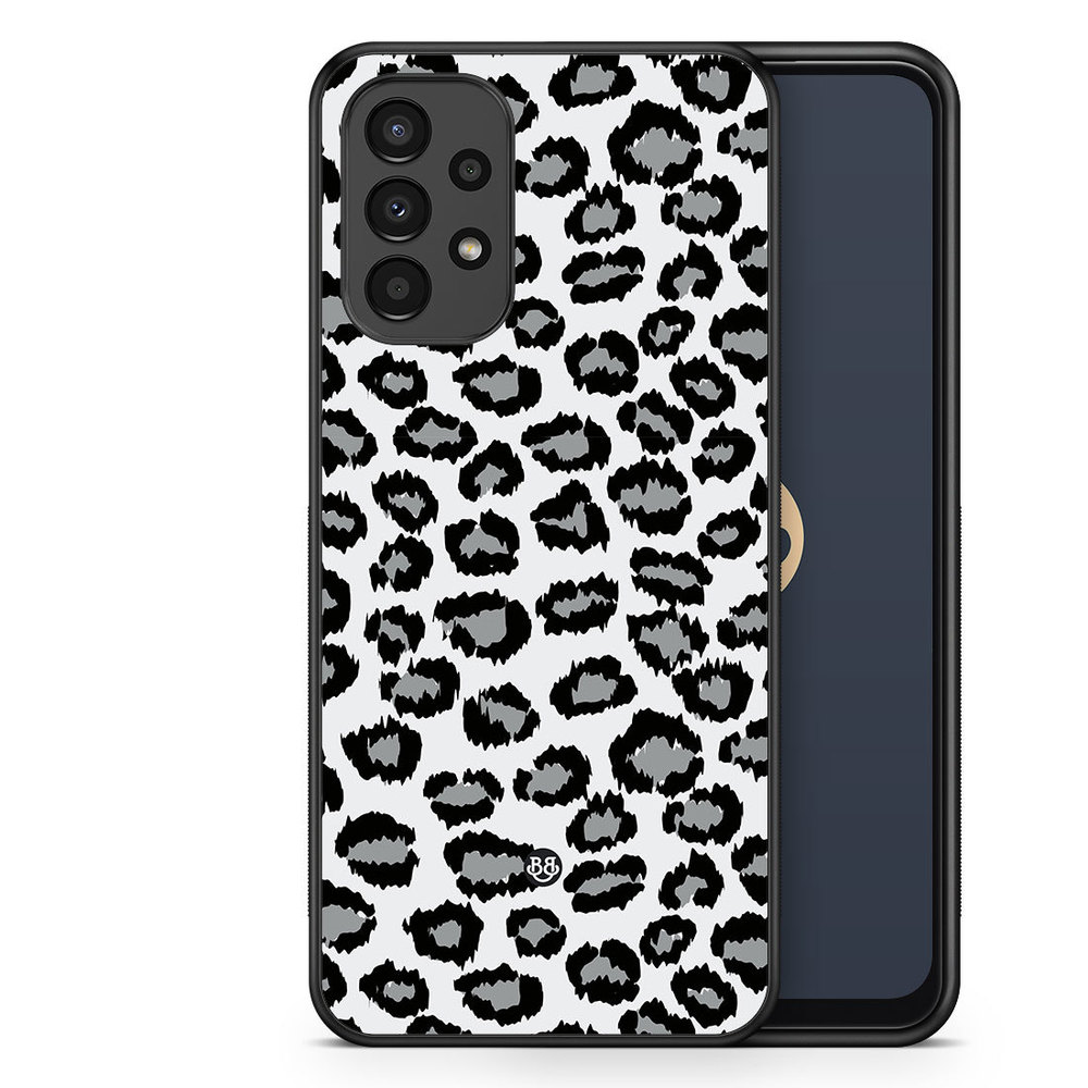 Samsung Galaxy A13 Case - Gray Leopard