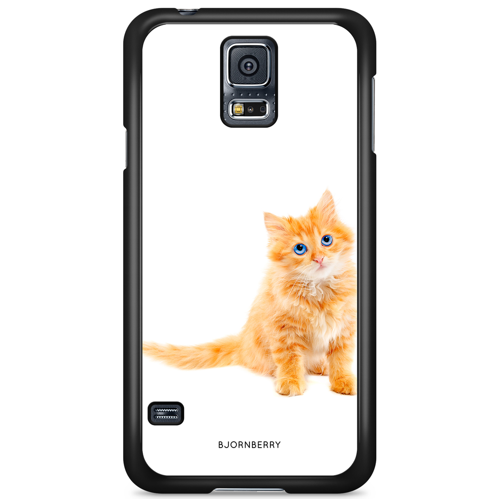 Samsung Galaxy S5/S5 NEO Case - Small Brown Cat