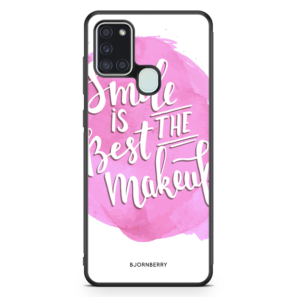 Samsung Galaxy A21s Case - Smile Quote