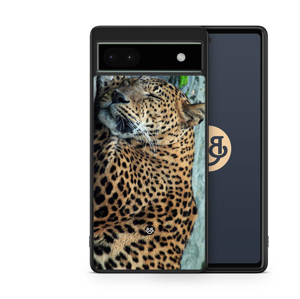 Google Pixel 6a Case - Sleeping Leopard