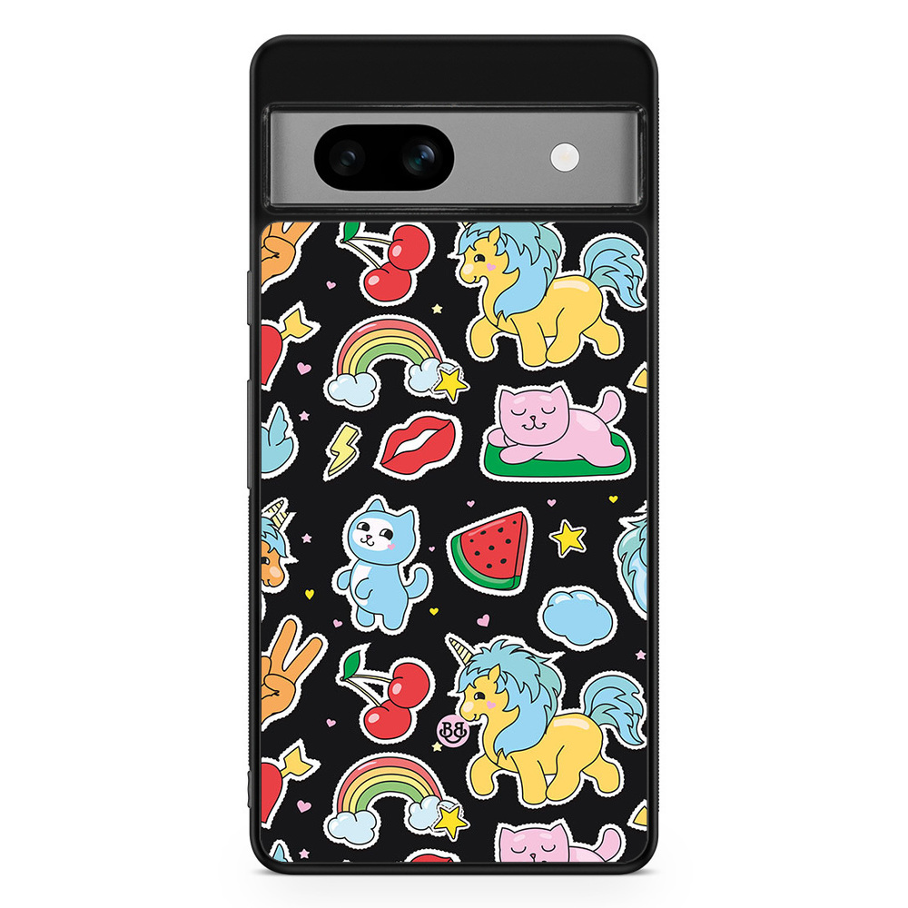 Google Pixel 7a Case - Cute Stickers