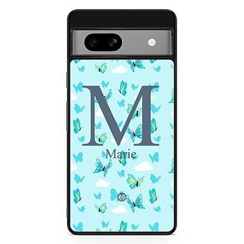 Google Pixel 7a Custom Case - AWAKEN - Butterfly Blue