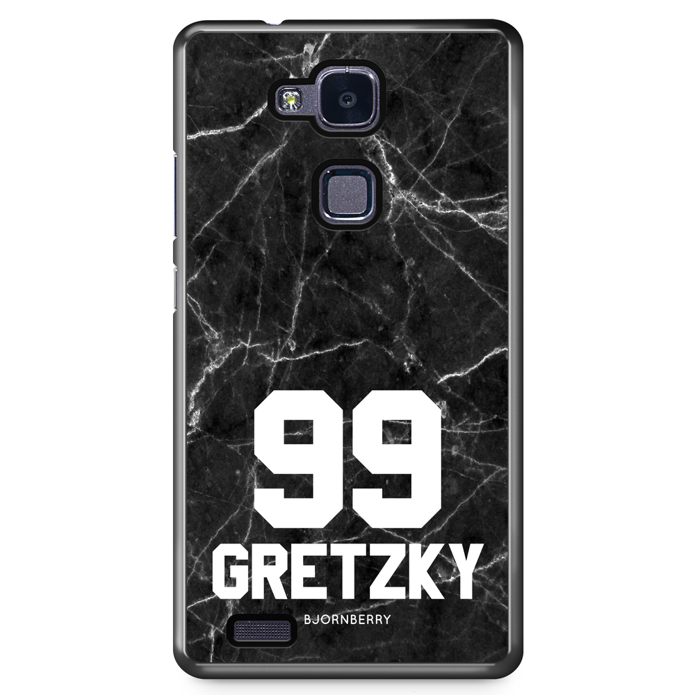 Huawei Honor 5X Case Custom - Black Marble Number